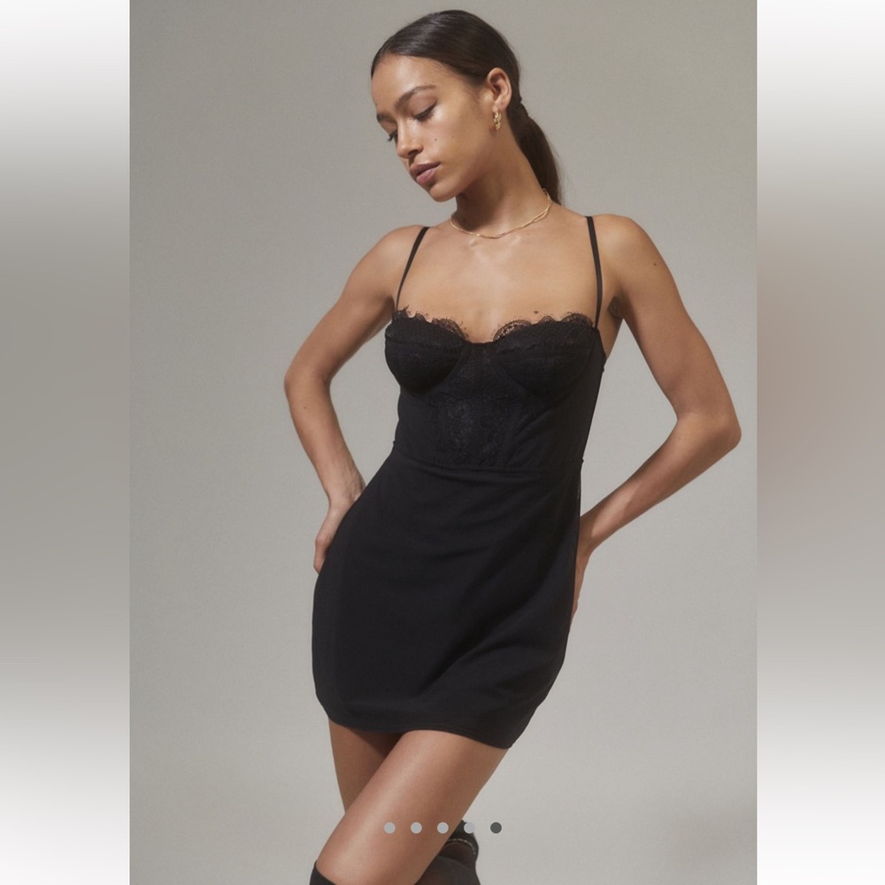 Urban Outfitters Modern Love Bustier Mini Dress